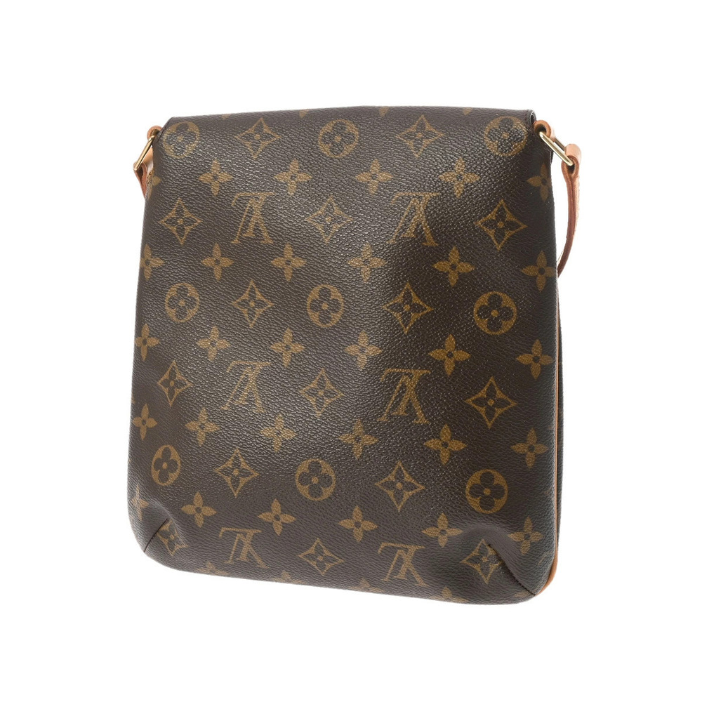 Louis Vuitton Short Salsa Musette Brown Monogram Canvas Bag Shoulder - Picture 1 of 9